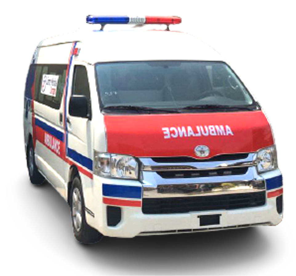 Ambulance on Vans