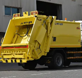Hyva Refuse Compactor 6 Cbm, Model : Rc0606,Manual Operated Rear Loading, Bin Lifter For 120L, 240L, 360L, 660L,And 1100L Bins